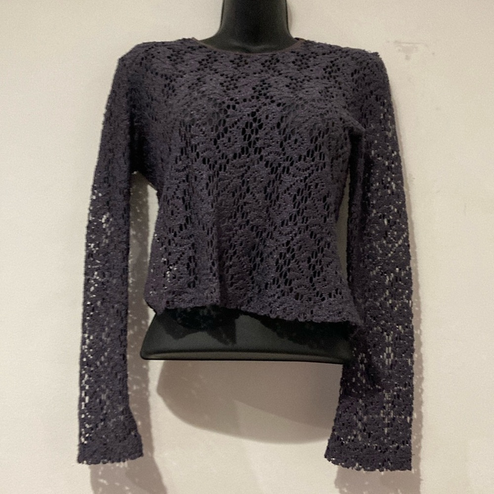 Y2k Grey Knitted Blouse. Excellent pre~loved condition Knit Long Sleeved…